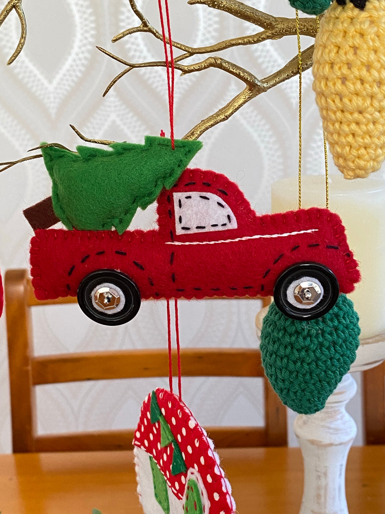 Felt and crochet Christmas Decorations